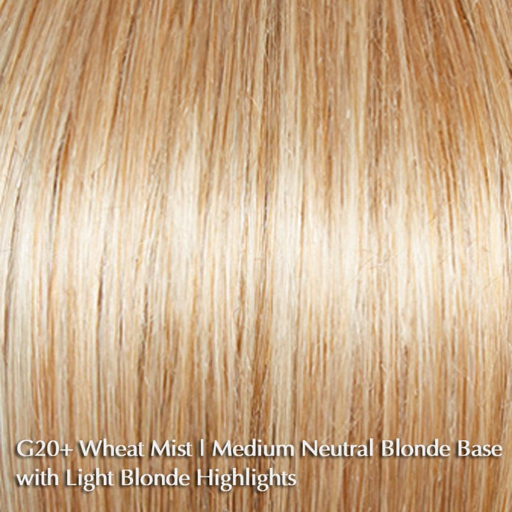 Perk Wig by Gabor | Synthetic Wig (Basic Cap) Gabor Synthetic G20+ Wheat Mist / Front: 4.25" | Crown: 3.25" | Sides: 3" | Back: 3" | Nape: 1.5" / Average