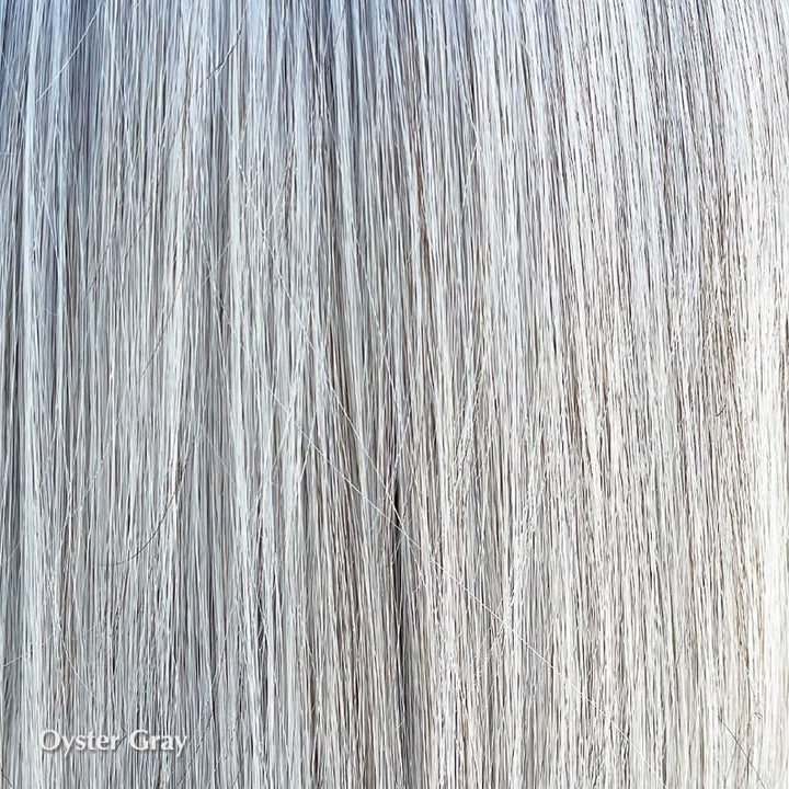 Pre-Order | Beverly Hills Wig by Belle Tress | Heat Friendly Synthetic | Lace Front (Mono Part) Belle Tress Heat Friendly Synthetic Oyster Gray / Side: 20" | Nape: 13" | Overall 22" / Average
