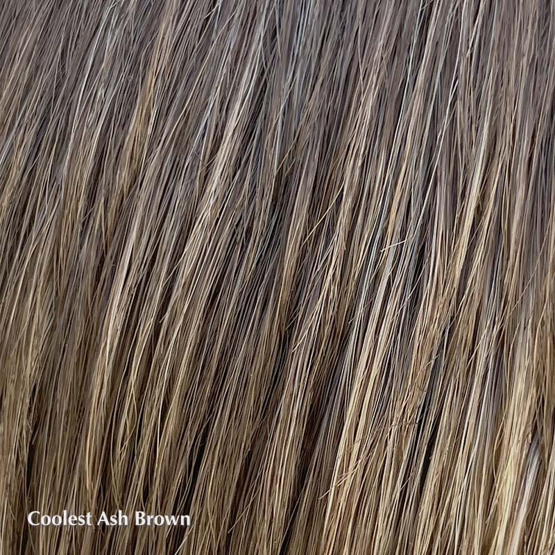 PRE-ORDER Palo Alto Wig by Belle Tress | Heat Friendly Synthetic (Mono Part) Belle Tress Heat Friendly Synthetic Coolest Ash Brown / Side Bangs 2.5"-3.5" | Side 6" | Nape 2" | Overall 6" / Average