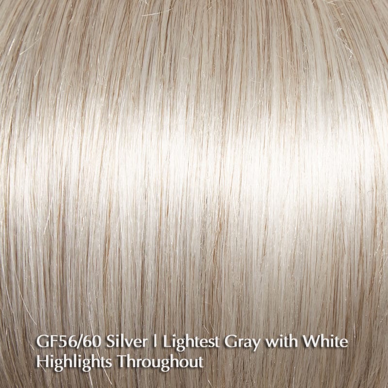 Ready For It | Synthetic Lace Front Wig (Hand-Tied Top) Gabor Heat Friendly Synthetic GF56-60 Sugared Silver / Front: 13" | Crown: 16.5" | Back: 16" | Sides: 14" | Nape: 14.5" / Average