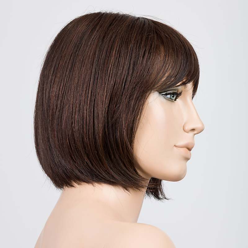 Sing Wig by Ellen Wille | Synthetic Lace Front Wig (Mono Part) Ellen Wille Heat Friendly Synthetic Dark Chocolate Mix 4.33 / Front: 3.5" | Crown: 10" | Sides: 6" | Nape: 2.75" / Petite / Average