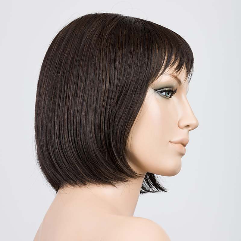 Sing Wig by Ellen Wille | Synthetic Lace Front Wig (Mono Part) Ellen Wille Heat Friendly Synthetic Espresso-Mix 2.4 / Front: 3.5" | Crown: 10" | Sides: 6" | Nape: 2.75" / Petite / Average