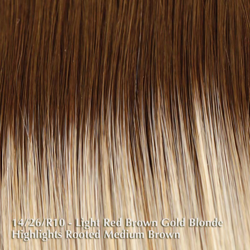 Sleek & Straight Wig by TressAllure | Heat Friendly Synthetic Wig (Mono Crown) TressAllure Heat Friendly Synthetic 14/26/R10 / Fringe: 3.5-11” | Crown: 11"-16.5" | Side: 11"-16.5" | Nape: 16.5" / Average