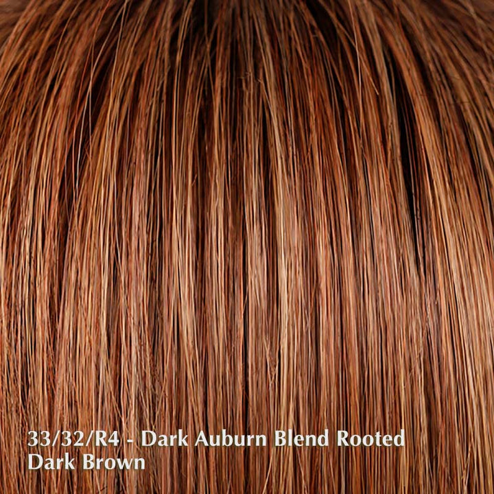 Sleek & Straight Wig by TressAllure | Heat Friendly Synthetic Wig (Mono Crown) TressAllure Heat Friendly Synthetic 33/32/R4 / Fringe: 3.5-11” | Crown: 11"-16.5" | Side: 11"-16.5" | Nape: 16.5" / Average