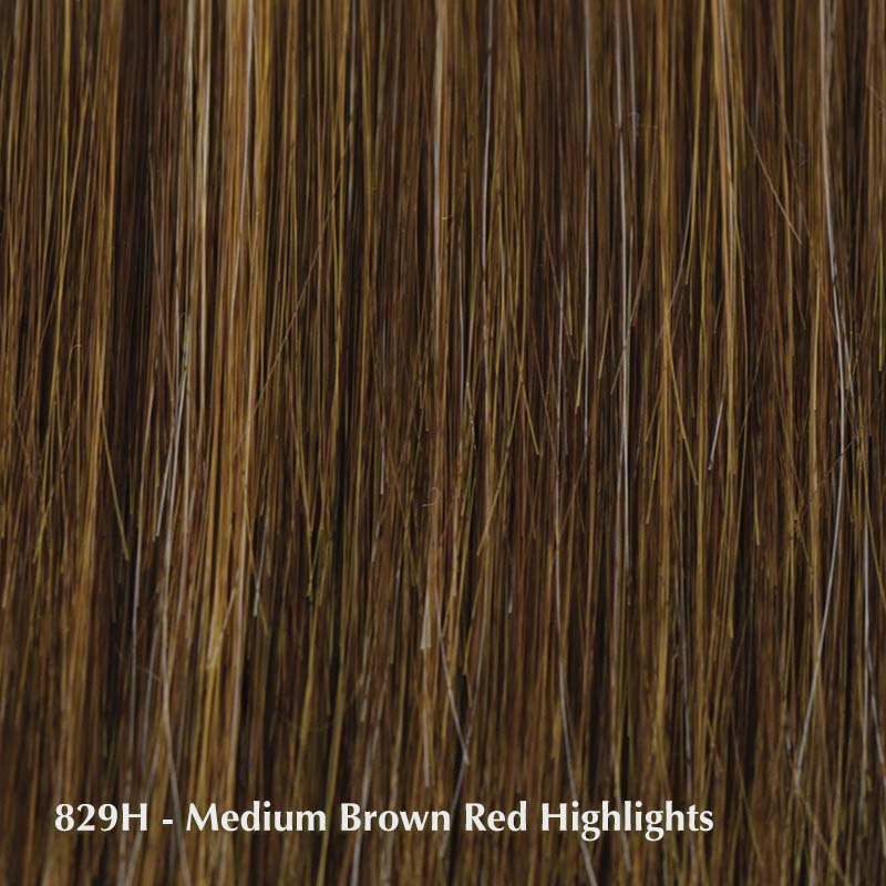 Sleek & Straight Wig by TressAllure | Heat Friendly Synthetic Wig (Mono Crown) TressAllure Heat Friendly Synthetic 829 / Fringe: 3.5-11” | Crown: 11"-16.5" | Side: 11"-16.5" | Nape: 16.5" / Average