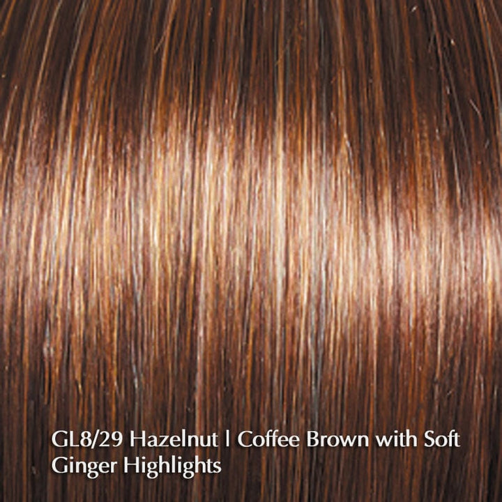 Soft and Subtle Average / Large Wig by Gabor | Synthetic Lace Front Wig (Mono Part) Gabor Synthetic GL 8-29 Hazelnut / Front: 10.5" | Crown: 10.5" | Sides: 8" | Back 8" | Nape: 5" / Average / Large