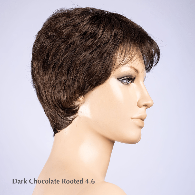 Spa Wig by Ellen Wille | Synthetic Lace Front Wig Ellen Wille Synthetic Dark Chocolate Rooted / Front: 2.5” | Crown: 3.25" | Sides: 1.75" | Nape: 2.75" / Petite / Average