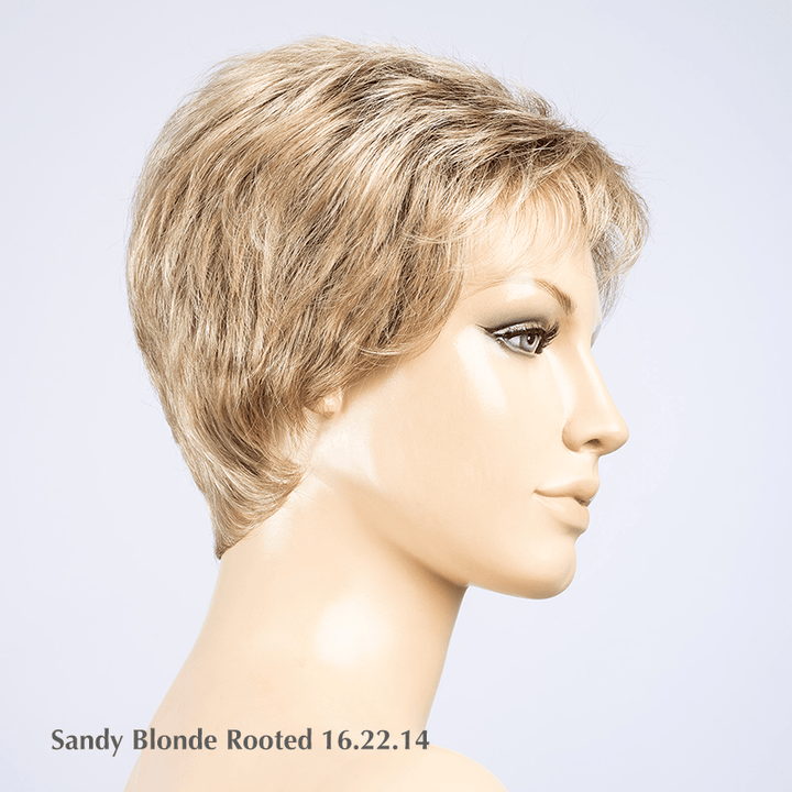 Spa Wig by Ellen Wille | Synthetic Lace Front Wig Ellen Wille Synthetic Sandy Blonde Rooted / Front: 2.5” | Crown: 3.25" | Sides: 1.75" | Nape: 2.75" / Petite / Average