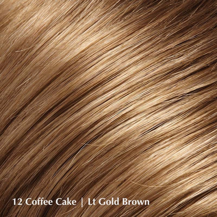 Top Smart 18" by Jon Renau | Lace Front Synthetic Hair Topper Jon Renau Hair Toppers 12 Coffee Cake / Base: 9" x 9" | Length: 18" / Large