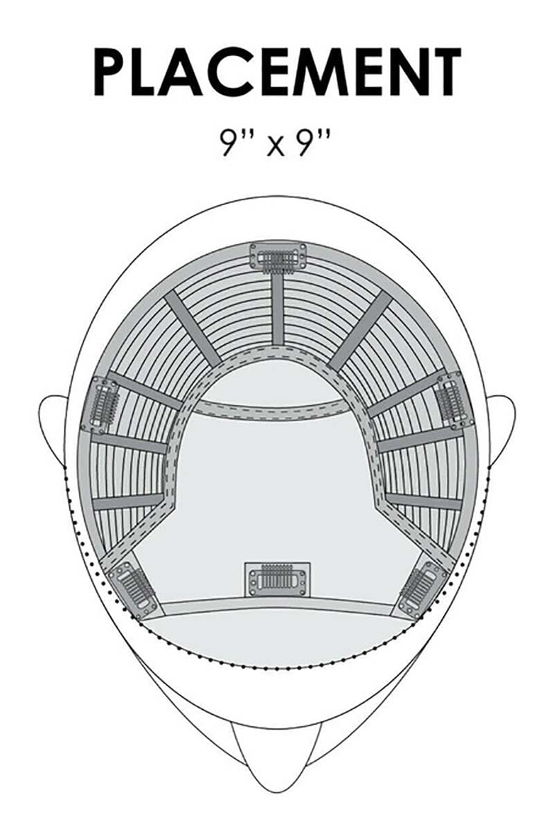 Top Smart Wavy 18" by Jon Renau | Synthetic Lace Front Hair Topper