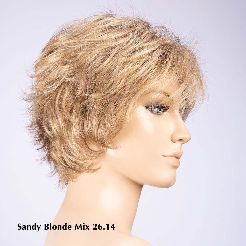 Wing Wig by Ellen Wille | Synthetic Wig (Mono Crown) Ellen Wille Synthetic Sandy Blonde Mix 26.14 / Front: 4” | Crown: 4.5” | Sides: 3” | Nape: 2” / Petite / Average