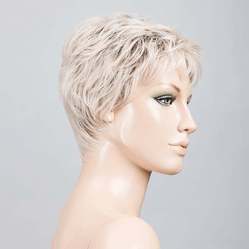 Yoko Wig by Ellen Wille | Heat Friendly Synthetic | Lace Front Wig (Mono Crown) Ellen Wille Heat Friendly Synthetic Platin Blonde Rooted 1001.101 / Front: 3" | Crown: 3.5" | Sides: 2" | Nape: 1.75" / Petite / Average