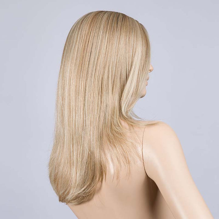 Advance Wig by Ellen Wille | Human Hair / Synthetic Blend Lace Front Wig (Mono Part) Ellen Wille Heat Friendly | Human Hair Blend Champagne Rooted / Front: 11" | Crown: 16" | Sides: 13.25" | Nape: 13.75" / Petite / Average
