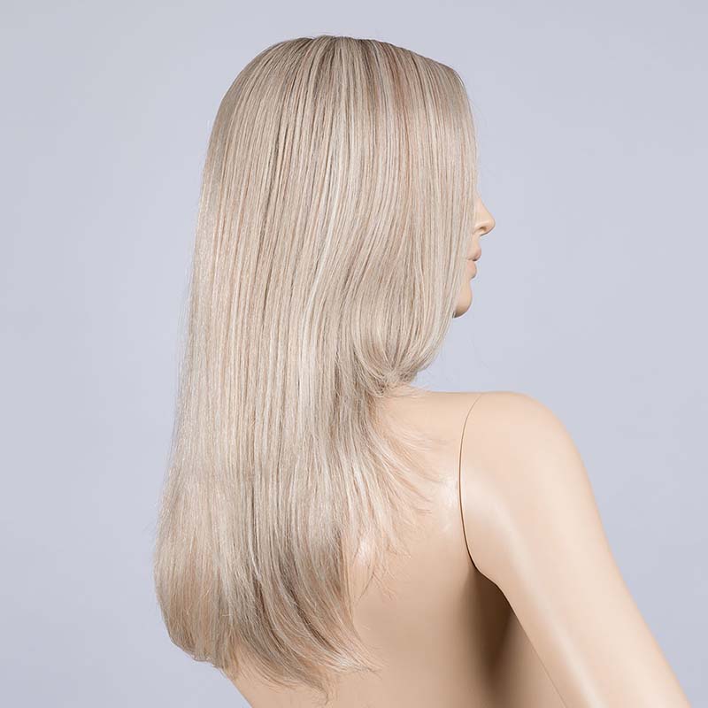 Advance Wig by Ellen Wille | Human Hair / Synthetic Blend Lace Front Wig (Mono Part) Ellen Wille Heat Friendly | Human Hair Blend Pearl Blonde Rooted / Front: 11" | Crown: 16" | Sides: 13.25" | Nape: 13.75" / Petite / Average