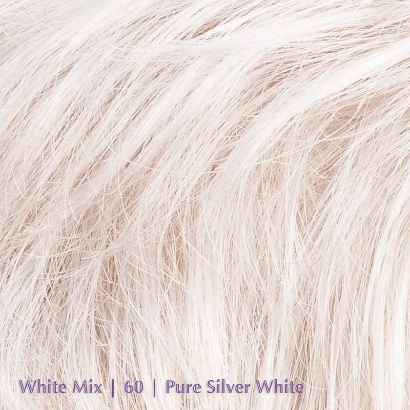 Air Wig by Ellen Wille | Synthetic Lace Front Wig (Hand-Tied) Ellen Wille Synthetic White Mix | 60 | Pure Silver White / Front: 2" | Crown: 2.5" | Sides: 2" | Nape: 1.75" / Petite / Average