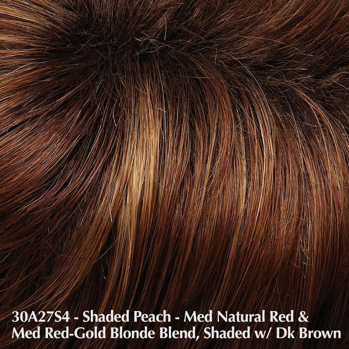 Alia by Jon Renau | Synthetic Lace Front Wig (Mono Top) Jon Renau Synthetic 30A27S4 Shaded Peach / Bang: 9" | Crown 10.5" | Sides: 8" | Nape: 5.5" / Average