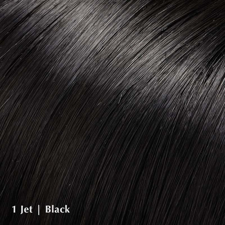 Alia Petite by Jon Renau | Synthetic Lace Front Wig (Mono Top) Jon Renau Synthetic 1 Jet / Bang: 9" | Crown 9.75" | Sides: 8" | Nape: 5.5" / Petite