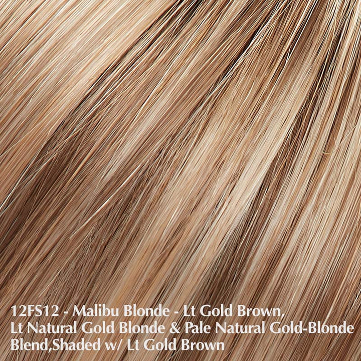 Allure Wig by Jon Renau | Synthetic Wig (Basic Cap) Jon Renau Synthetic 12FS12 Malibu Blonde / Bang: 3.75" | Crown: 4.5" | Sides: 3" | Nape: 2" / Average