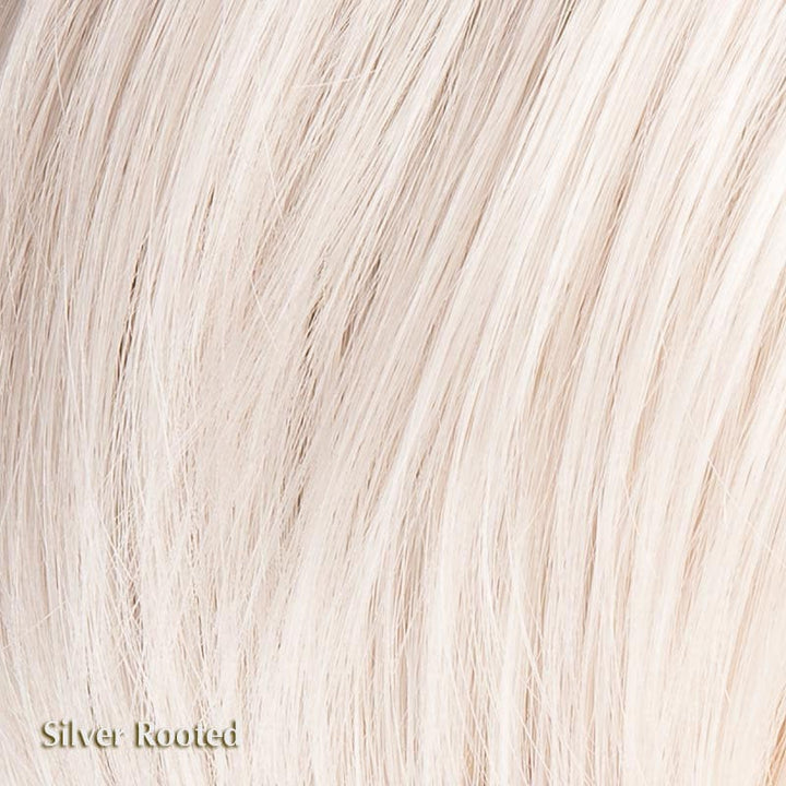 Amy Deluxe Wig by Ellen Wille | Synthetic Lace Front Wig Ellen Wille Synthetic Silver Rooted / Front: 5 " | Crown: 8" | Sides: 6 " | Nape: 2" / Petite / Average