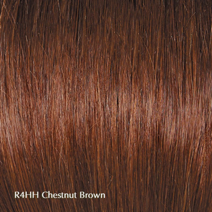 Applause by Raquel Welch | Human Hair | Lace Front Wig (Hand-Tied) Raquel Welch Human Hair R4HH Chestnut Brown / Front: 4.5" | Crown: 5" | Side: 4" | Back: 5" | Nape: 4.25" / Average