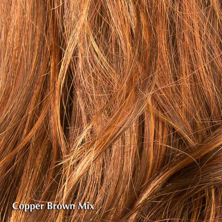 Arrow Wig by Ellen Wille | Synthetic Lace Front Wig (Mono Part) Ellen Wille Synthetic Copper Bown Mix / Front: 14" | Crown: 14" | Sides: 13" | Nape: 13.5" / Petite / Average