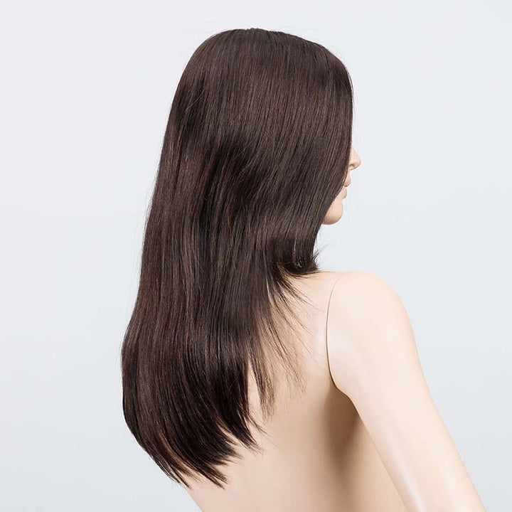 Attract Wig by Ellen Wille | Human Hair/Synthetic Blend Lace Front Wig (Mono Top) Ellen Wille Heat Friendly | Human Hair Blend Espresso Mix / Front: 11.5" | Crown: 16" | Sides: 14" | Nape: 14" / Petite / Average
