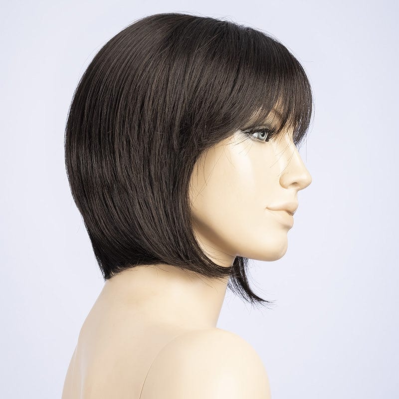 Ava Wig by Ellen Wille | Synthetic Lace Front Wig (Mono Part) Ellen Wille Synthetic Dark Brown Mix / Front: 4" | Crown: 7.5" | Sides: 6.5" | Nape: 4" / Petite / Average