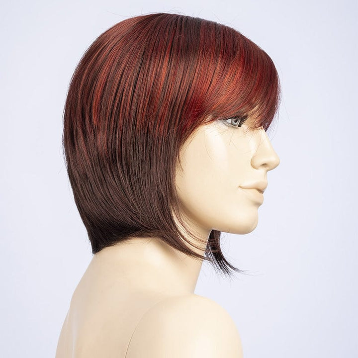 Ava Wig by Ellen Wille | Synthetic Lace Front Wig (Mono Part) Ellen Wille Synthetic Ruby Red Mix / Front: 4" | Crown: 7.5" | Sides: 6.5" | Nape: 4" / Petite / Average