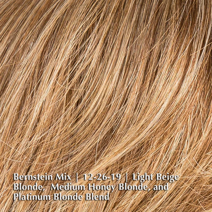 Award Wig by Ellen Wille | Remy Human Hair Lace Front Wig (Hand-Tied) Ellen Wille Remy Human Hair Bernstein Mix | 12-26-19 | Light Beige Blonde,  Medium Honey Blonde, and Platinum Blonde Blend / Front: 4" | Crown: 6.5" | Sides: 2.5" | Nape: 2.25" / Petite / Average