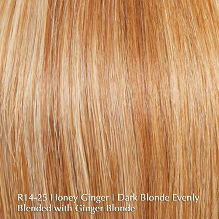 Beguile by Raquel Welch | Human Hair Wig (Mono Top) Raquel Welch Human Hair R1425 Honey Ginger / Front: 9" | Crown: 10.5" | Side: 8" | Back: 8" | Nape: 6.5" / Average