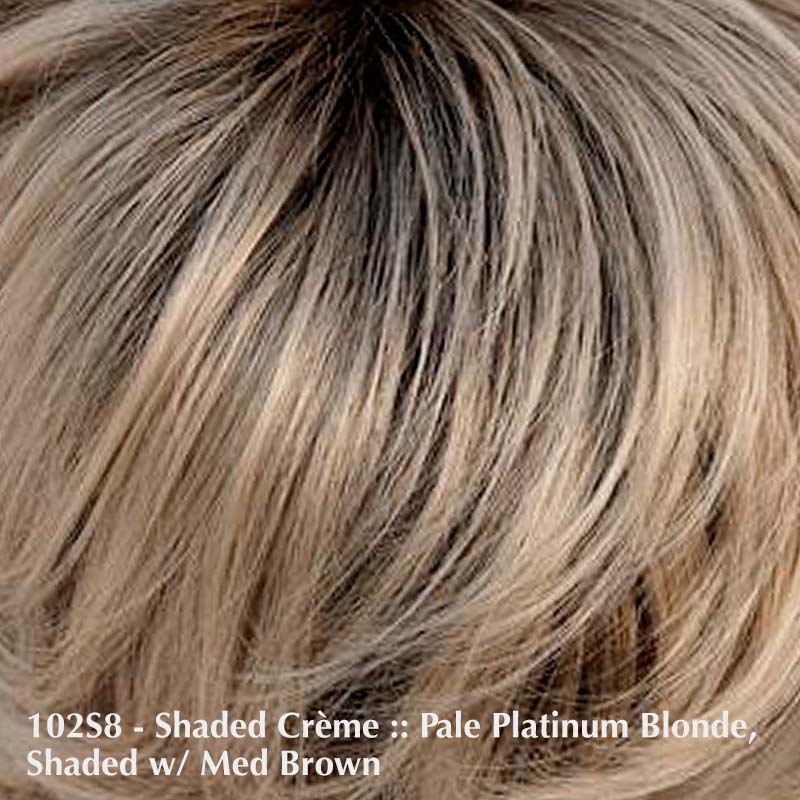 Bianca Wig by Jon Renau | Synthetic Wig (Basic Cap) Jon Renau Synthetic 102S8 Shaded Crème / Bang: 3.75" | Crown: 4.5" | Sides: 3.75" | Nape: 3" / Average