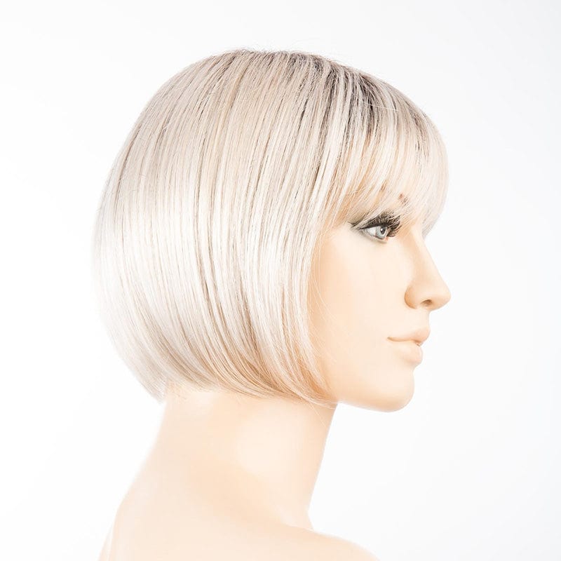 Blues Wig by Ellen Wille | Synthetic Wig (Mono Crown) Ellen Wille Synthetic Silver Blonde Rooted | / Front: 3.5" | Side: 4.5" | Crown: 7.5" | Nape: 2.75" / Petite / Average