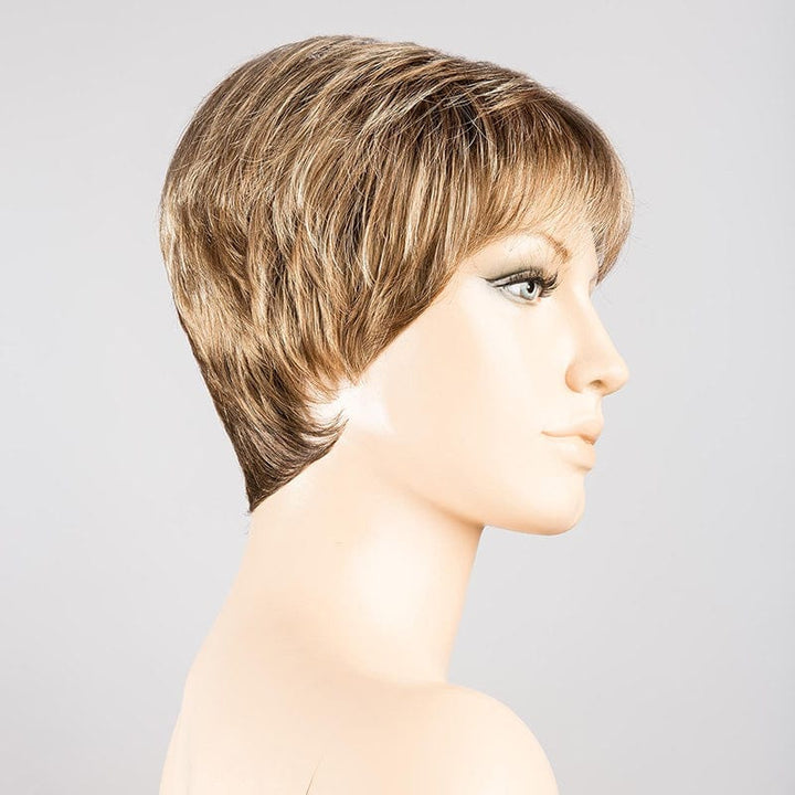Bo Mono Wig by Ellen Wille | Synthetic Lace Front Wig (Mono Top) Ellen Wille Synthetic Dark Sand Rooted | / Front: 2.65" | Crown: 3.5" | Sides 2.5" | Nape: 1.75" / Average