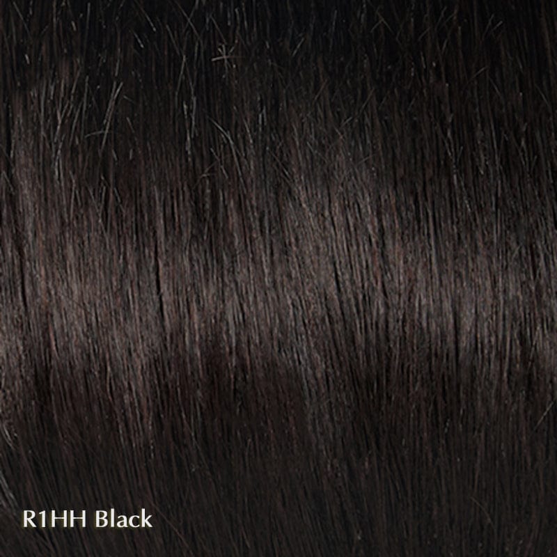 Bravo by Raquel Welch | Human Hair|  Lace Front Wig (100% Hand-Tied) Raquel Welch Human Hair R1HH Black / Front: 9.5" | Crown: 10.5" | Side: 10" | Back: 10" | Nape: 10.25" / Average