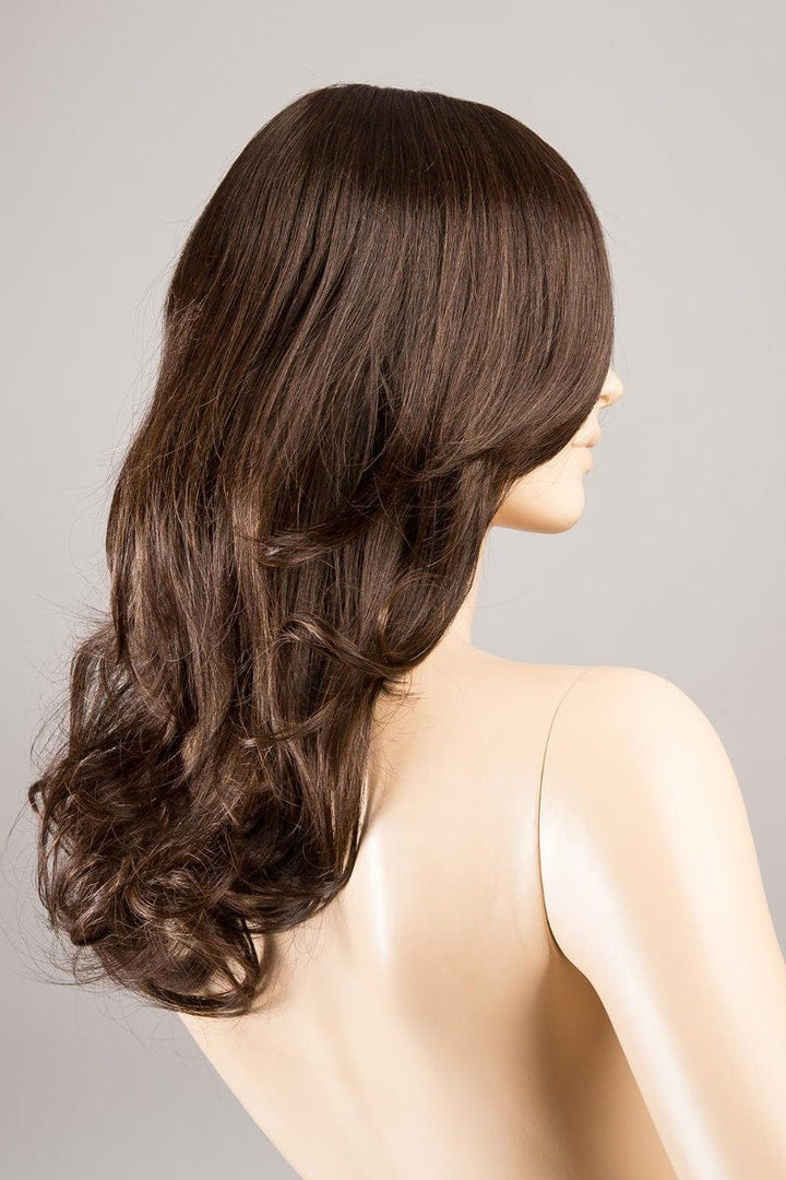 Cascade Wig by Ellen Wille | Remy Human Hair Lace Front Wig (Hand-Tied) Ellen Wille Remy Human Hair Espresso Mix / Front: 8" | Crown: 12" | Sides: 11" | Nape: 11.5" / Petite / Average