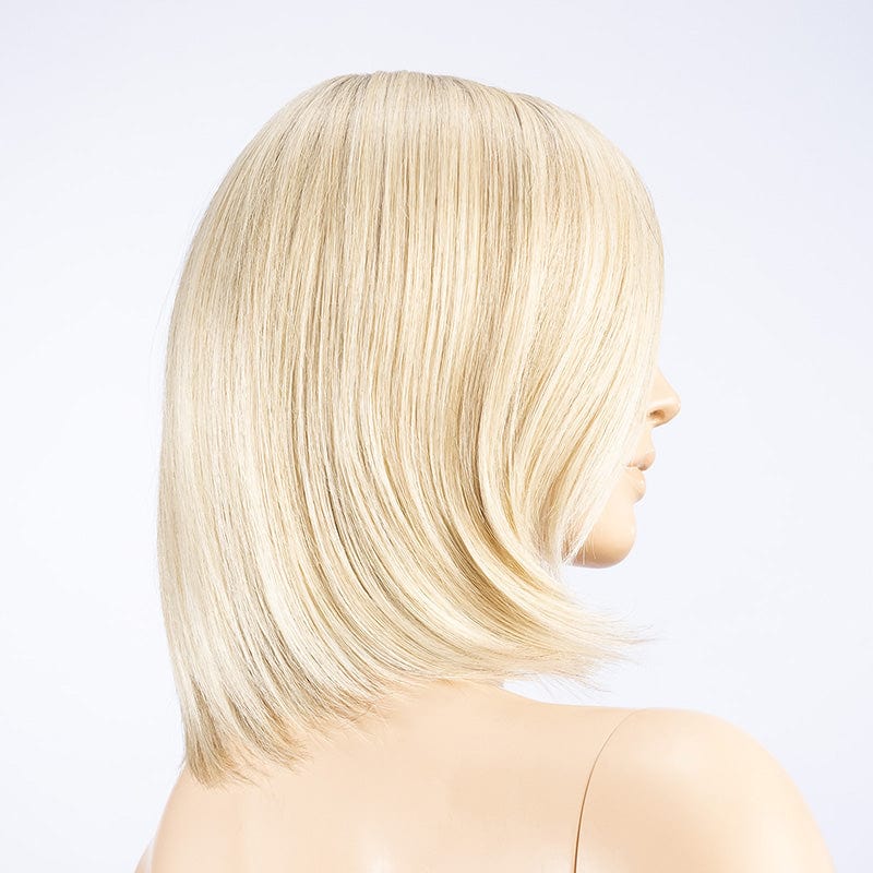 Catch Wig by Ellen Wille | Human/Synthetic Hair Blend Lace Front Wig (Mono Top) Ellen Wille Heat Friendly | Human Hair Blend Light Champagne Rooted / Front: 6.25” | Crown: 12” | Sides: 8” |  Nape: 5.5” / Petite / Average