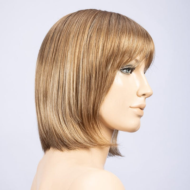 Change Wig by Ellen Wille | Synthetic Wig (Mono Crown) Ellen Wille Synthetic Sand Rooted | Light Brown Medium Honey Blonde & Light Golden Blonde blend w/ Dark Roots / Front: 2.5" |  Crown: 8" |  Sides: 5" |  Nape: 2.25" / Petite / Average