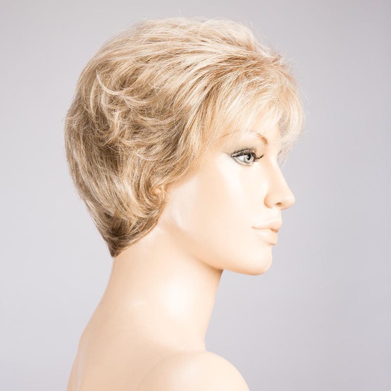 Charme Wig by Ellen Wille | Synthetic Lace Front Wig (Hand-Tied) Ellen Wille Heat Friendly Synthetic Sandy Blonde Mix | Medium Honey Blonde Light Ash Blonde & Lightest Reddish Brown blend / Front: 3.75" | Crown: 4" | Sides: 2.75" | Nape: 2.5" / Petite / Average