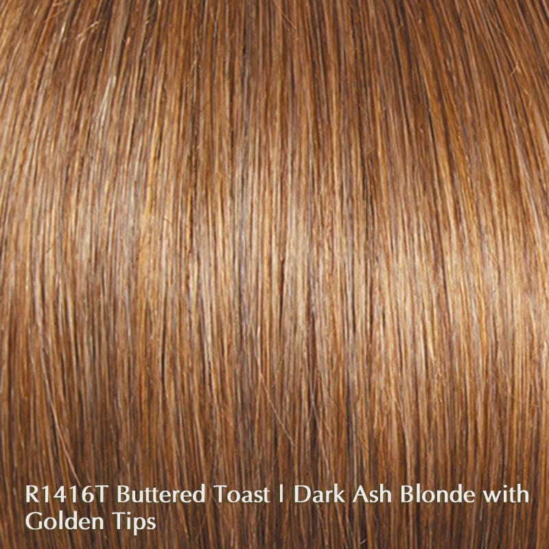 Cinch by Raquel Welch | Synthetic Wig (Basic Cap) Raquel Welch Synthetic R1416T Buttered Toast / Front: 4" | Crown: 4" | Side: 3" | Back: 3" | Nape: 2" / Average
