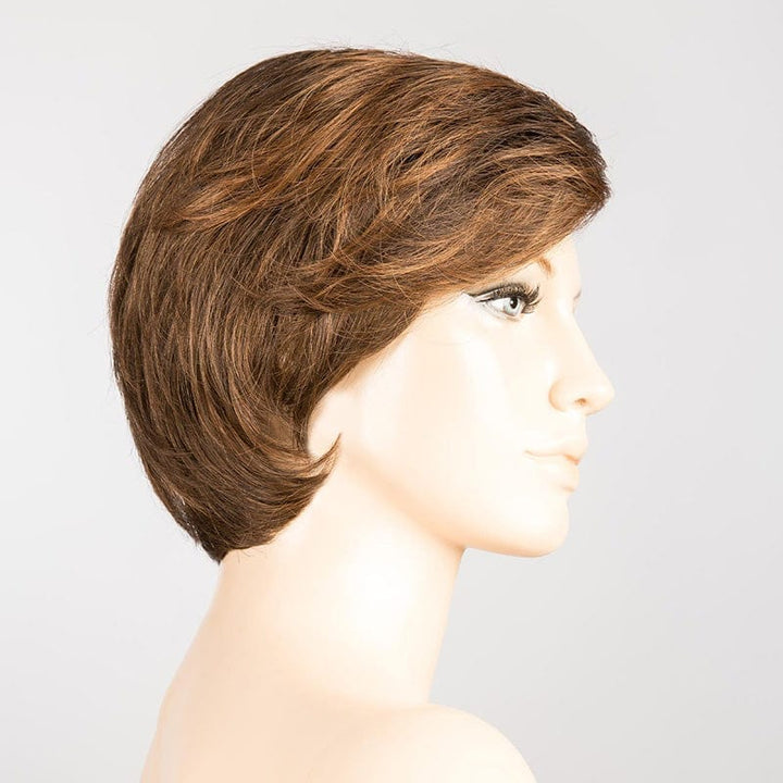 Citta Mono Wig by Ellen Wille | Synthetic Lace Front Wig (Mono Top) Ellen Wille Synthetic Chocolate Mix / Front: 4" | Crown: 5" | Sides: 3" | Nape: 2" / Petite