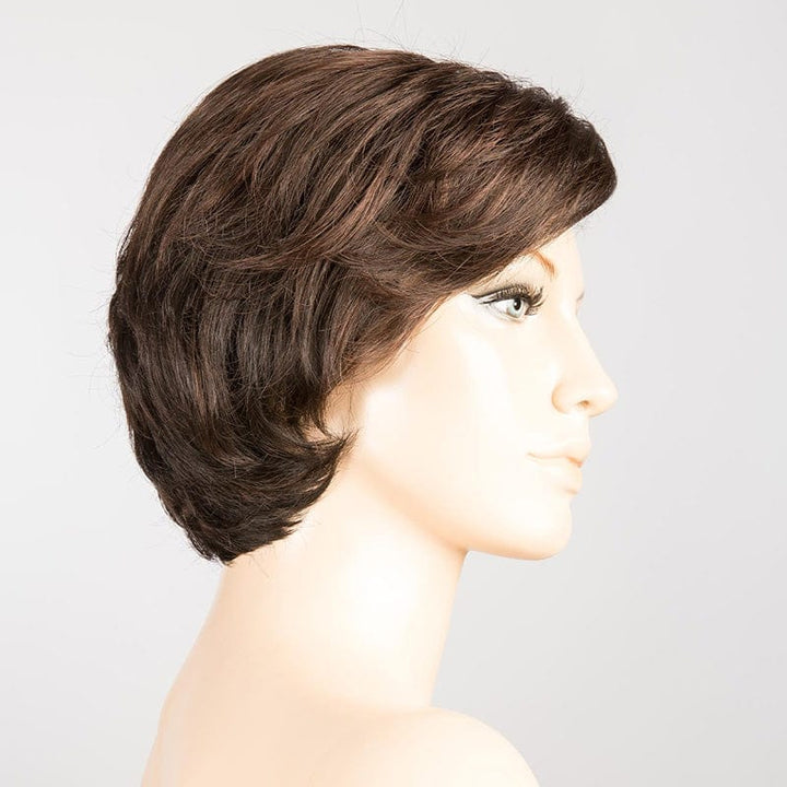 Citta Mono Wig by Ellen Wille | Synthetic Lace Front Wig (Mono Top) Ellen Wille Synthetic Espresso Mix / Front: 4" | Crown: 5" | Sides: 3" | Nape: 2" / Petite