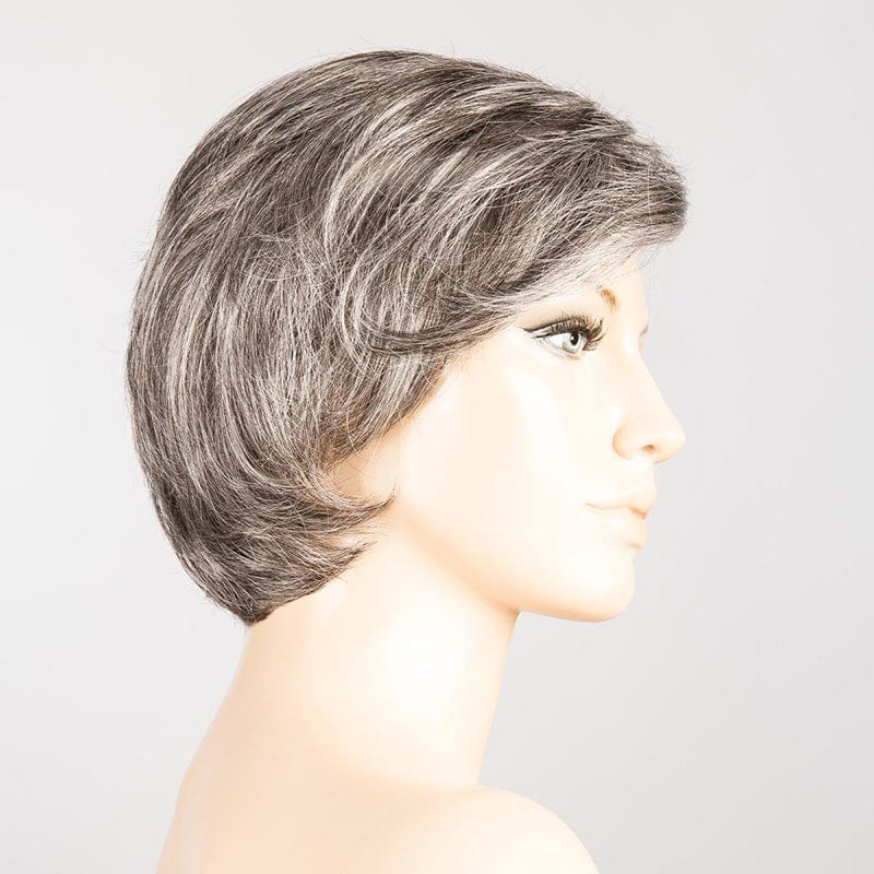 Citta Mono Wig by Ellen Wille | Synthetic Lace Front Wig (Mono Top) Ellen Wille Synthetic Salt/Pepper Mix / Front: 4" | Crown: 5" | Sides: 3" | Nape: 2" / Petite