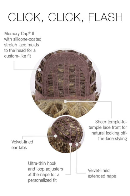 Click, Click, Flash Wig by Raquel Welch | Heat Friendly Synthetic Wig