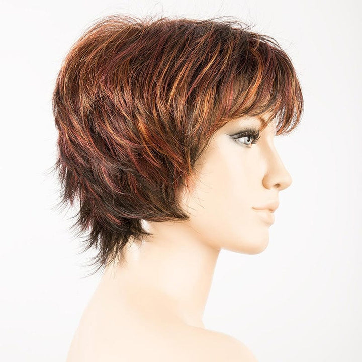 Click Wig by Ellen Wille | Short Synthetic Wig (Basic Cap) Ellen Wille Synthetic Fire mix / Front: 3.25" |  Crown: 4" |  Sides: 3" |  Nape: 3.25" / Petite / Average