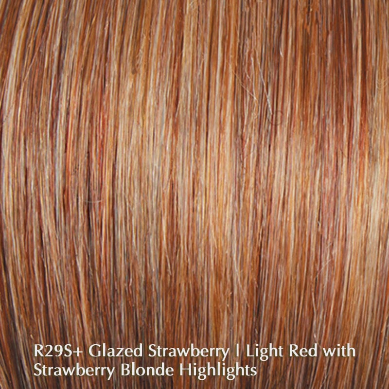 Clip In Bangs by Hairdo | Heat Friendly | Human Hair Bang (Clip In) Hairdo Bangs & Fringes R29S/R29S+ Glazed Strawberry / Front: 4.25" | Sides: 9" | Back: 8"
