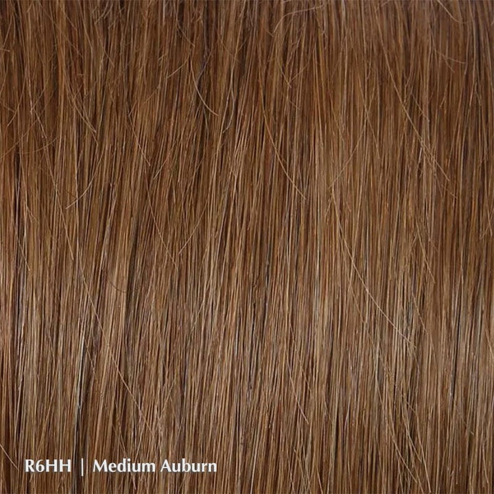 Clip In Bangs by Hairdo | Heat Friendly | Human Hair Bang (Clip In) Hairdo Bangs & Fringes R6HH Medium Auburn / Front: 4.25" | Sides: 9" | Back: 8"