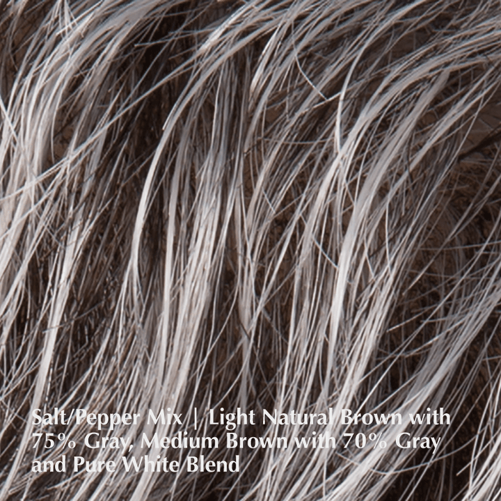 Close Hair Topper by Ellen Wille | Synthetic Lace Front Hair Topper (Hand-Tied) Ellen Wille Synthetic Salt/Pepper Mix / 3.5" - 4" / Base Size: 11.5"x9”