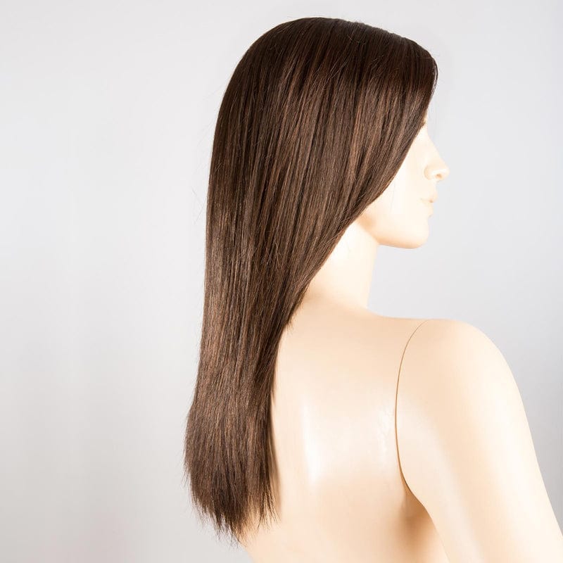 Code Mono Wig by Ellen Wille | Synthetic Lace Front Wig (Mono Part) Ellen Wille Synthetic Dark Chocolate Mix | Warm Medium Brown Dark Auburn & Dark Brown blend / Front: 5" | Crown: 10.5" | Sides: 11.5" | Nape: 11.5" / Petite / Average