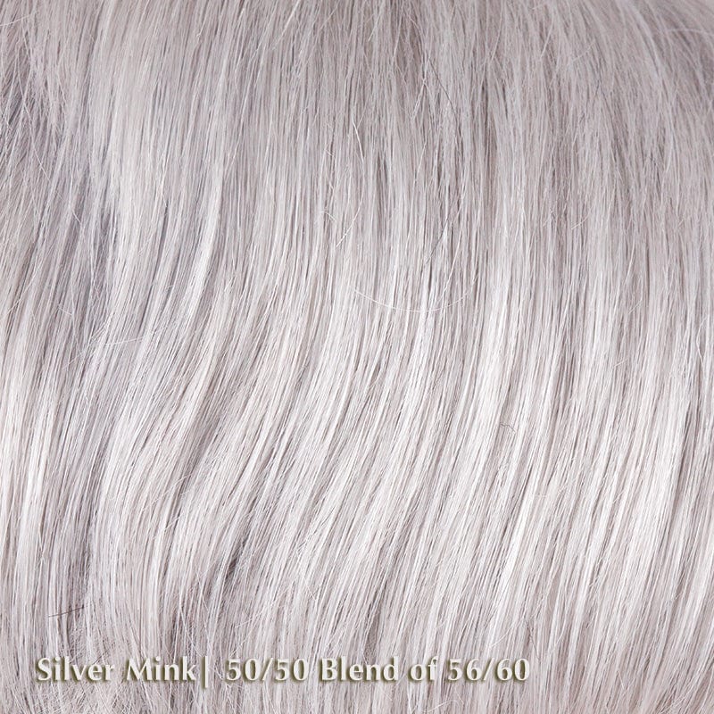 Connie Wig by Amore | Synthetic Wig (Basic Cap) Amore Synthetic Silver Mink | / Front: 4" | Sides: 3.5" | Nape: 2.25" / Average