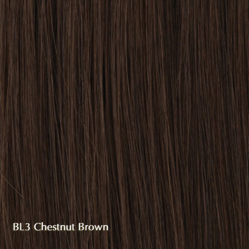 Contessa by Raquel Welch | Remy Human Hair | Lace Front Wig | Hand Tied (Mono Top) Raquel Welch Remy Human Hair BL3 Chestnut Brown / Front to Back: 14" | Front to Back: 14" | Ear to Ear: 11.75" | Hair Lengths: 12"-14" | Circumference: 21.25" / Average